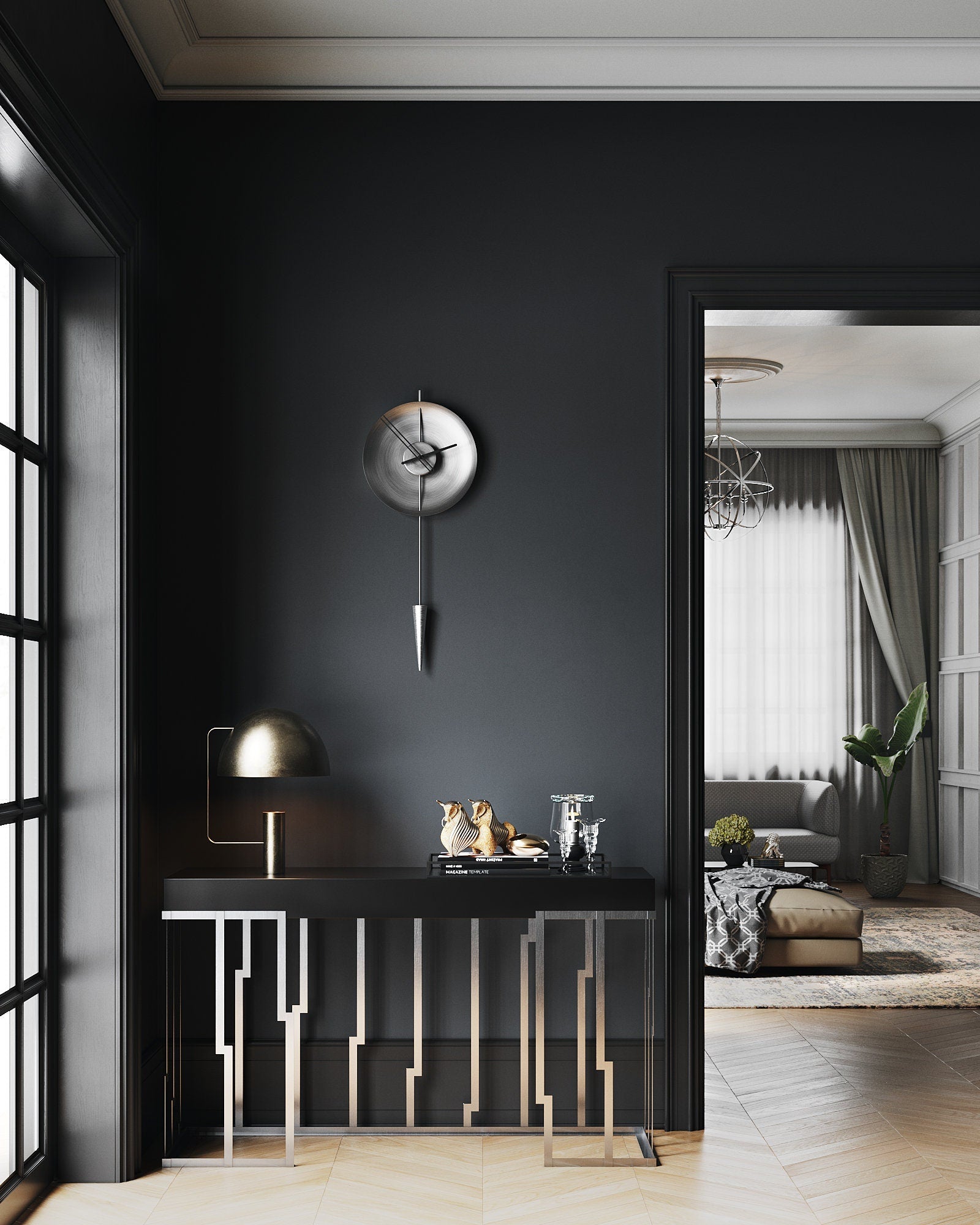 Luxury Designer Dial Wall Clock