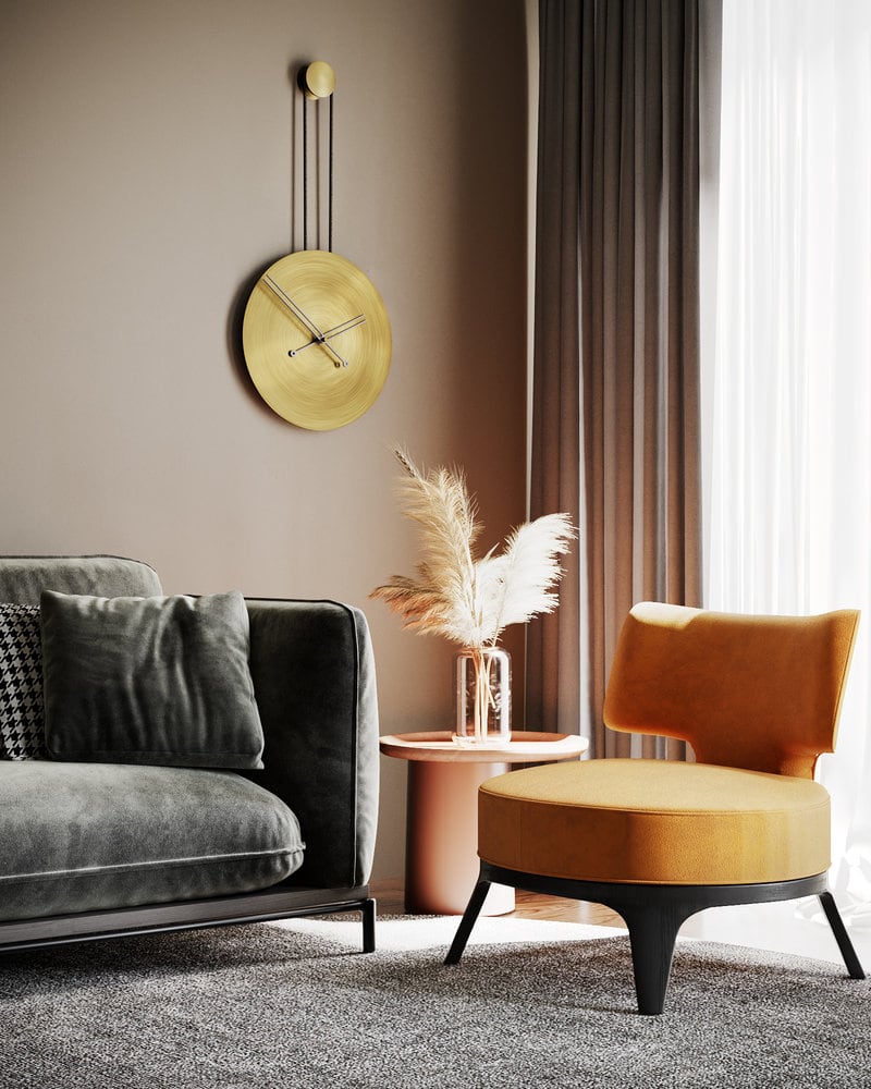 Luxury Hanging Dial Wall Clock