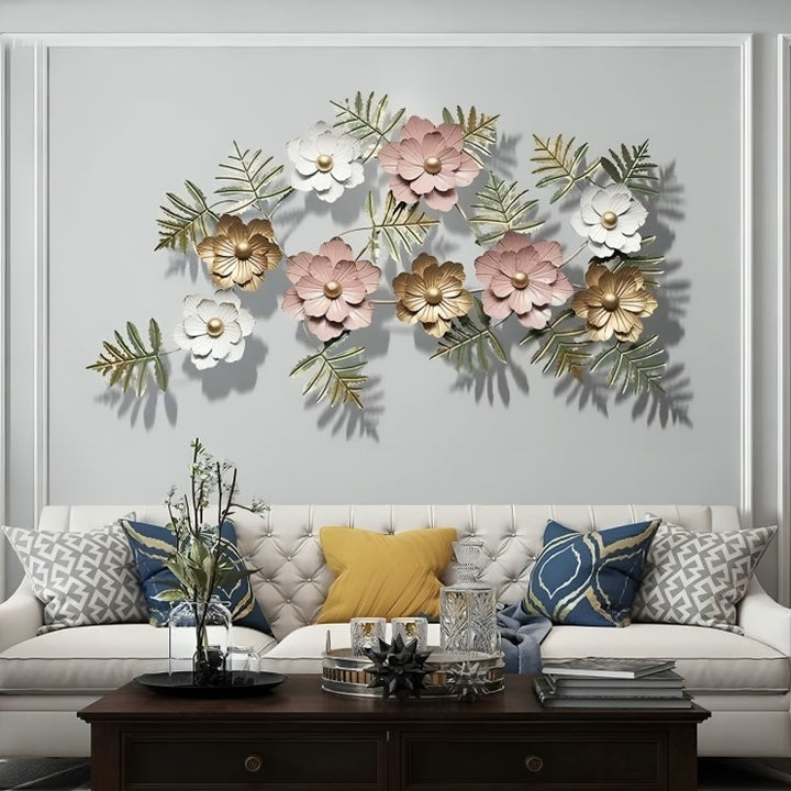 Elegant Floral Leafy Wall Art