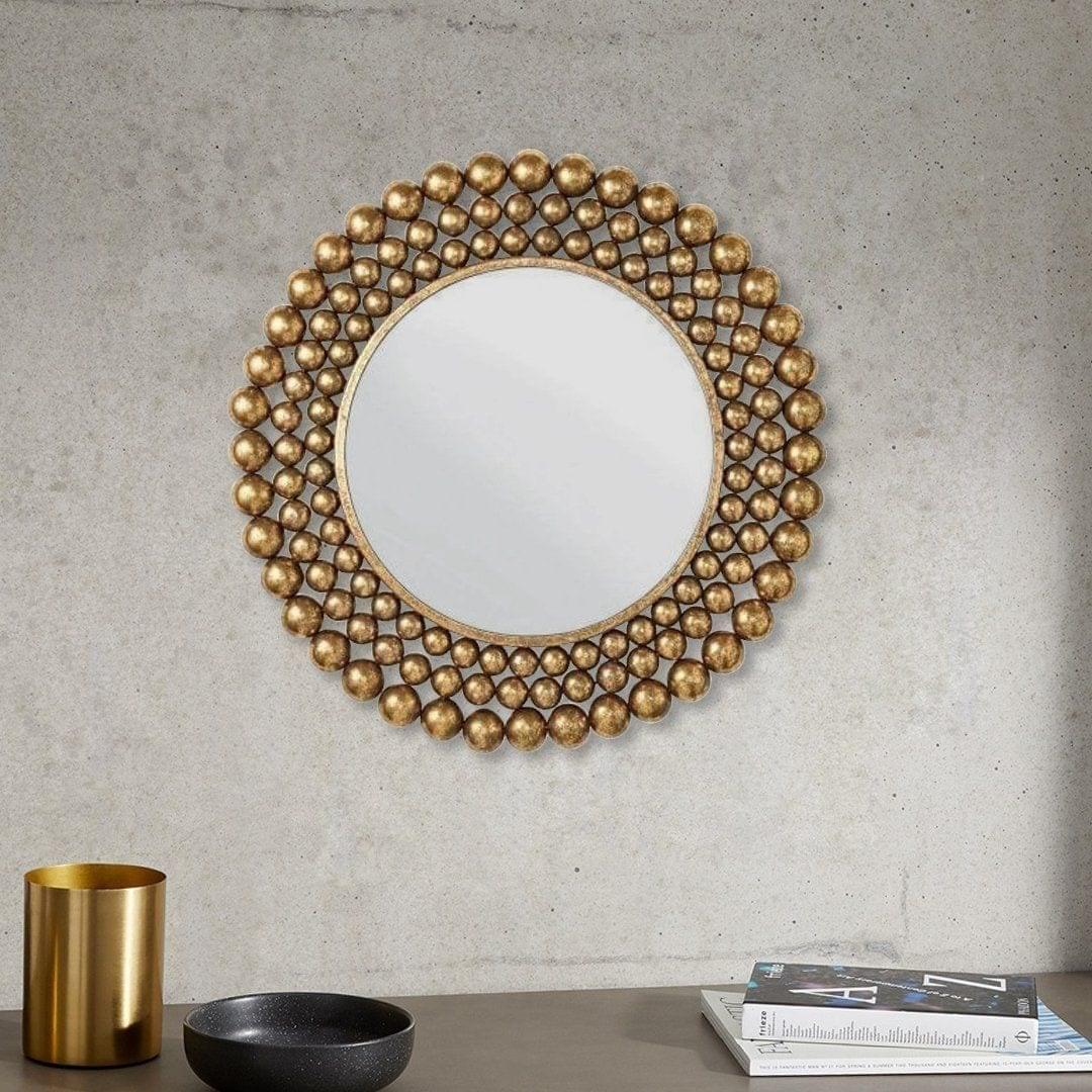 Beaded Wall Mirror Writings On The Wall Wall Mirror