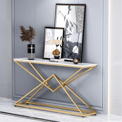 Console Side Table With Stone Top - Pyramid Design bestseller Writings On The Wall