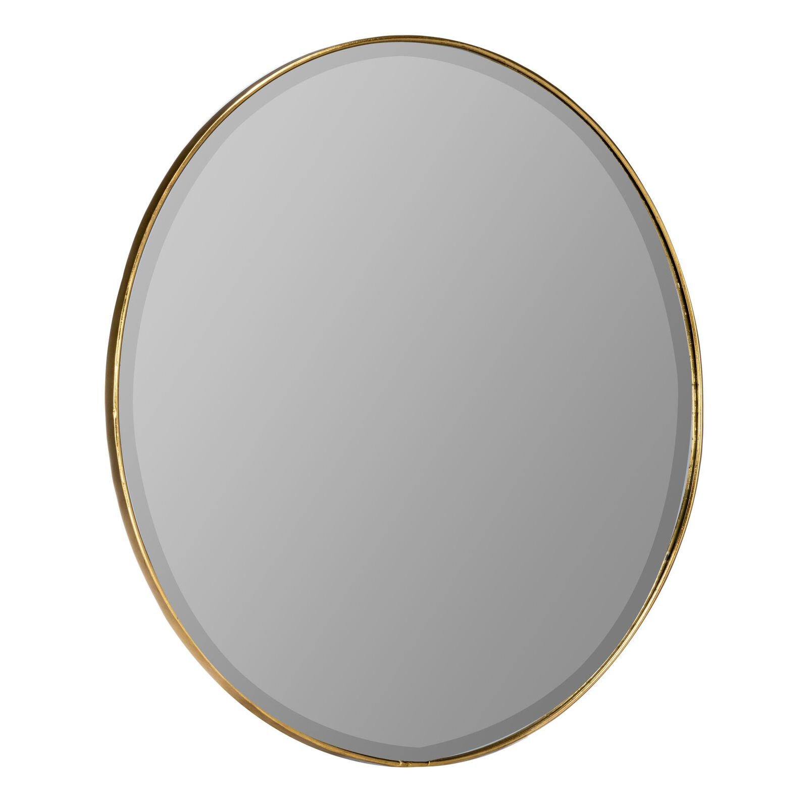 Minimal Golden Round Wall Mirror Writings On The Wall Wall Mirror