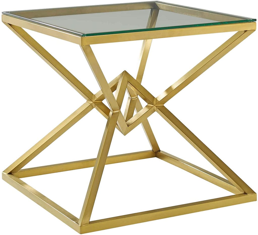 Pyramid End Table With Glass Top bestseller Writings On The Wall