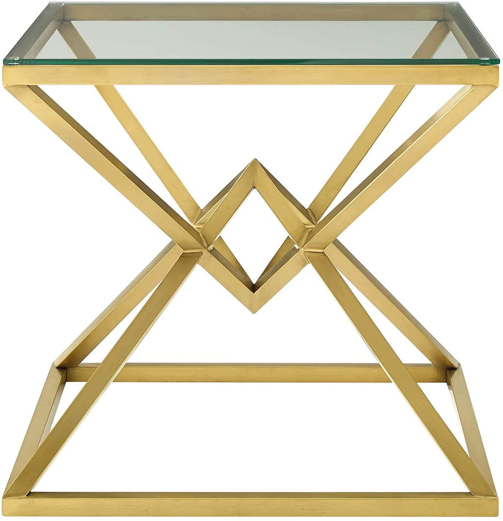 Pyramid End Table With Glass Top bestseller Writings On The Wall