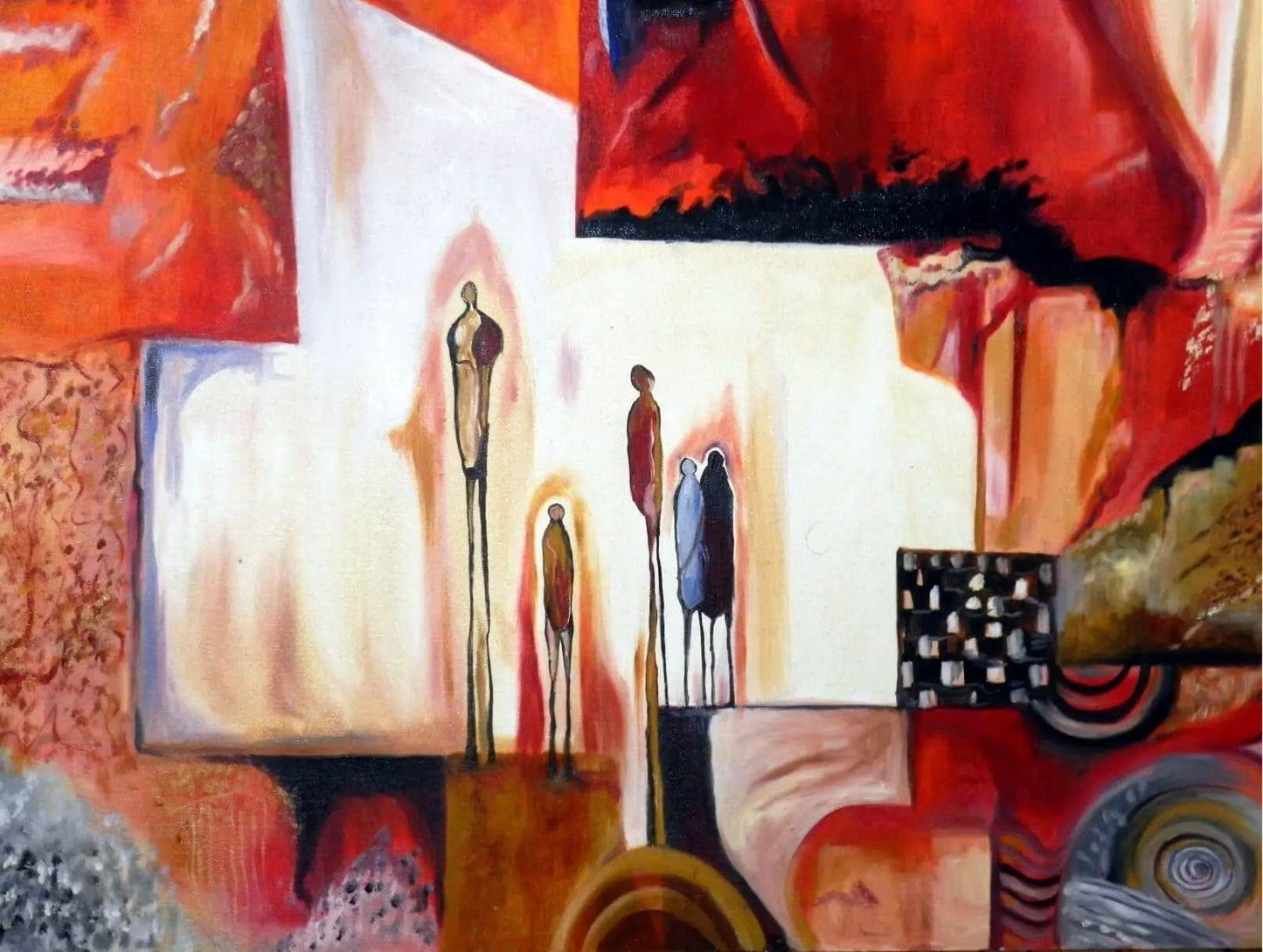 Solitude - Oil Painting on Canvas Oil Painting Writings On The Wall