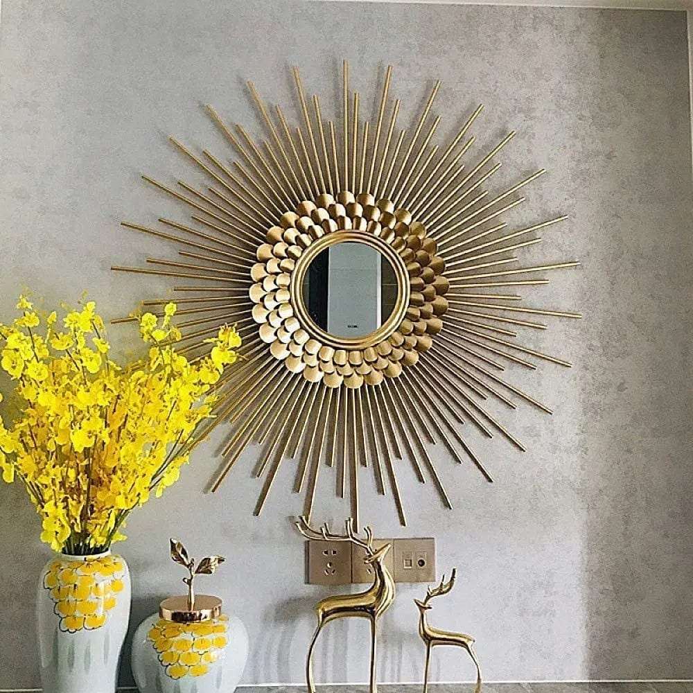 Sunburst Mirror Writings On The Wall Wall Mirror