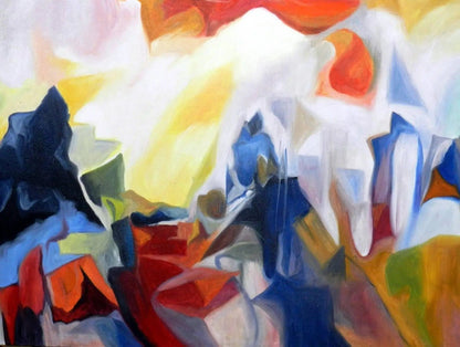 The Divine Force - Oil Painting on Canvas Oil Painting Writings On The Wall