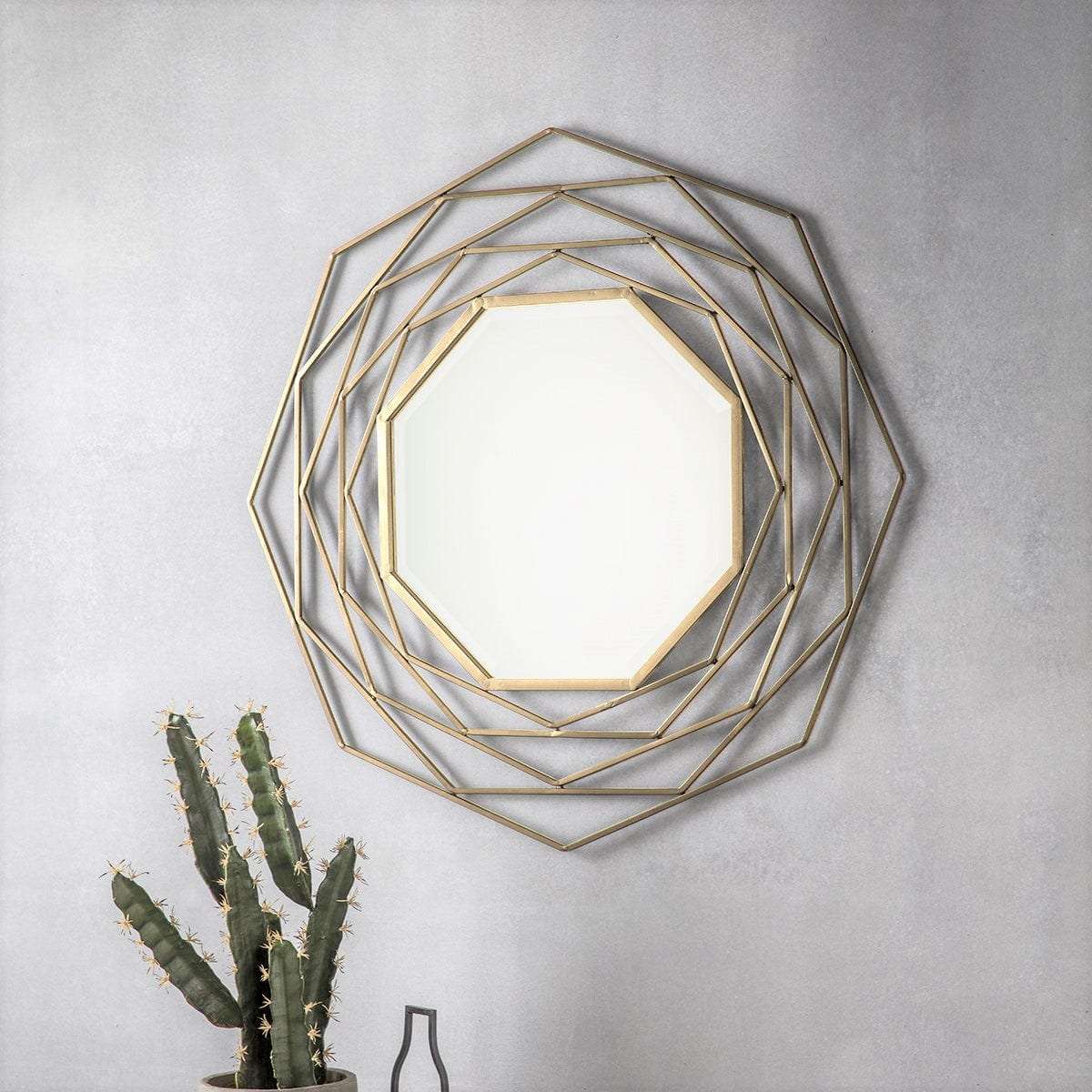 Triangle Design Wall Mirror Writings On The Wall Wall Mirror